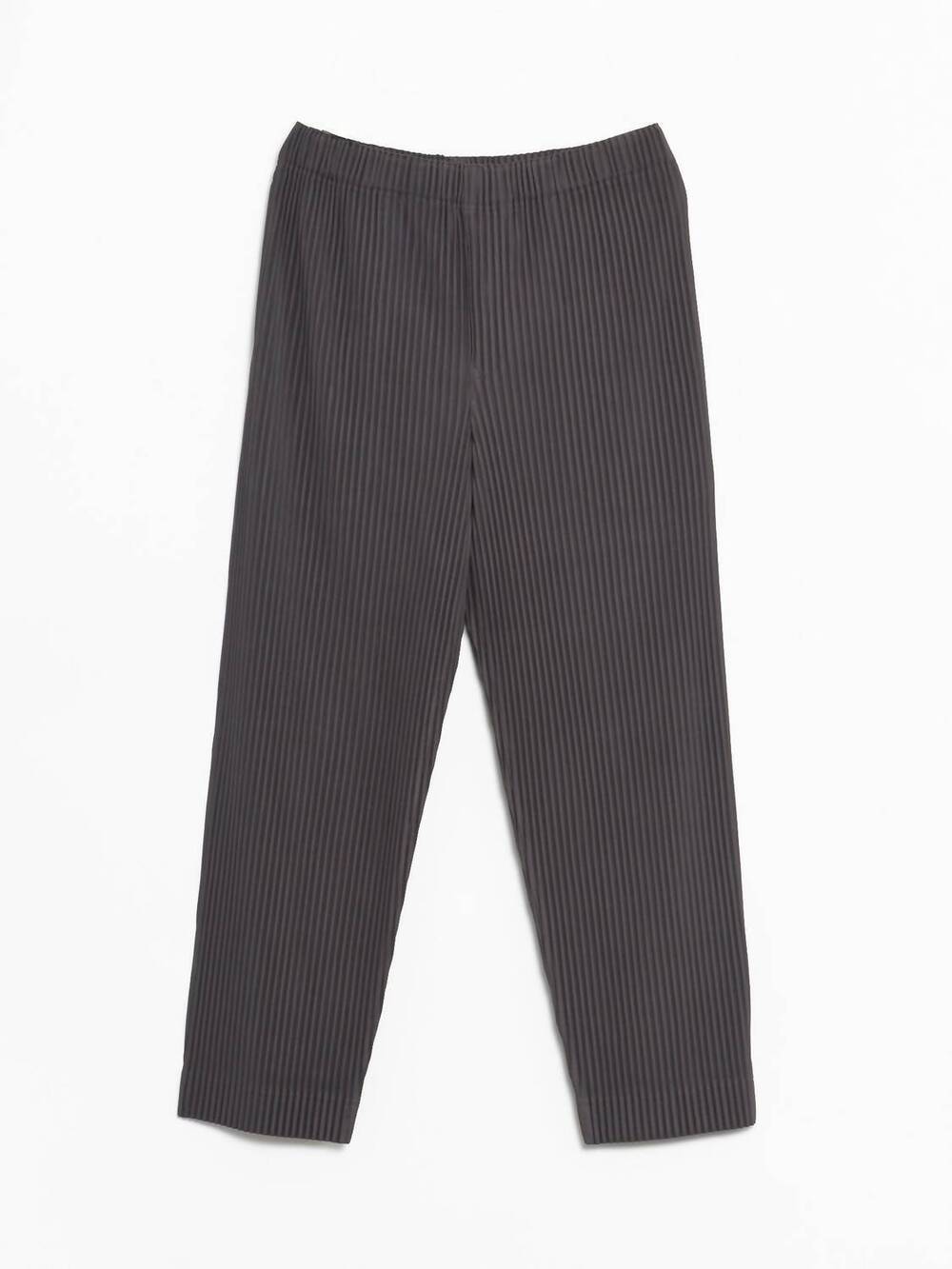 NEW ISSEY MIYAKE women's monthly colors march straight-leg pants in charcoal